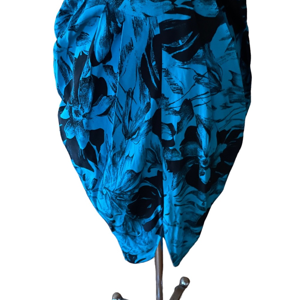 1980s‎ Cotton Blend Bodycon Dress - Picture 3 of 5